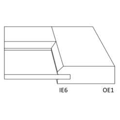 درب کابینتی تمام چوب کلاسیک روکش جنگلی کف تراش ساده رنگ پلی اورتان کد 161 4 درب کابینتی کلاسیک روکش چوبی