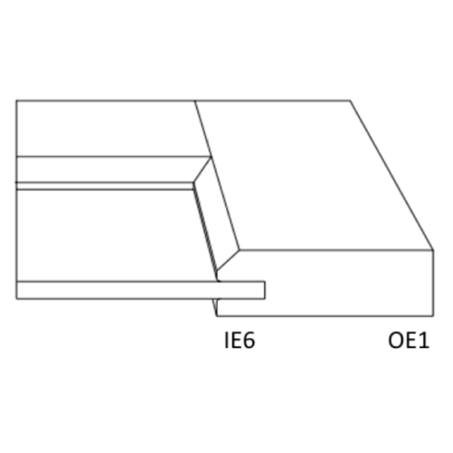 درب کابینتی کلاسیک روکش چوبی