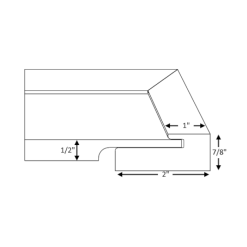 درب کابینت روکش چوب کلاسیک