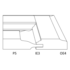 درب کابینت روکش چوب فانوس