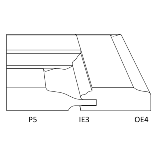 درب کابینت روکش چوب فانوس