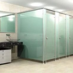سبد خرید 21 درب و پارتیشن سرویس بهداشتی فرودگاهی شیشه ای ضد آب