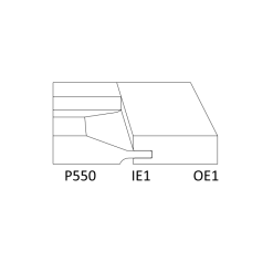 درب کابینت روکش چوبی فانوس