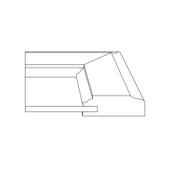 درب کابینت کلاسیک روکش چوب