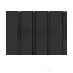 ترمووال پی وی سی مشکی مات کد 140 ابعاد 20*280