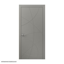 درب طوسی اتاق خواب طرح سی انسی کد 30146