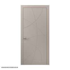 درب طوسی اتاق خواب طرح سی انسی کد 30146