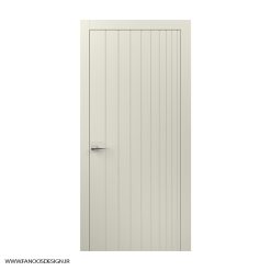 درب CNC اتاق خواب سفید با رنگ پلی اورتان کد 30152