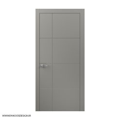 سبد خرید 2 درب اتاق خواب CNC طوسی مدرن کد 30145