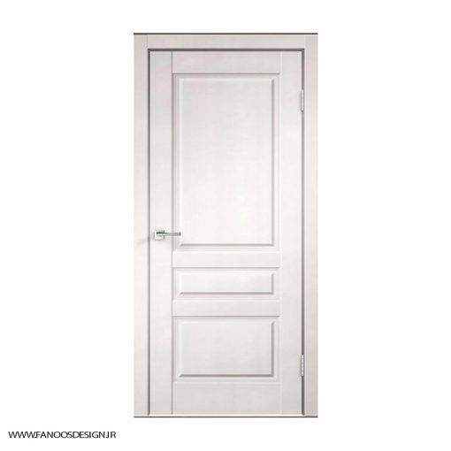 درب سه قاب قاب نئو کلاسیک MDF با رنگ پوششی CNC کد 30143