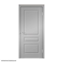 درب سه قاب قاب نئو کلاسیک MDF با رنگ پوششی CNC کد 30143