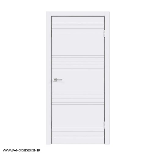 درب اتاق خواب طوسی استیل خور کد 30136