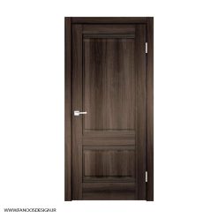 درب لوکس چوبی دو قاب کد 30161