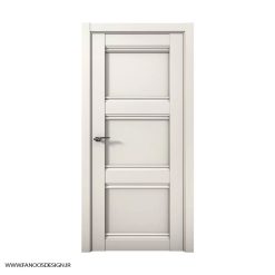 در چوبی اتاق خواب لوکس سه قاب کف تراش کد 30158