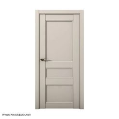 درب چوبی اتاق خواب لوکس سه قاب کف تراش کد 30157