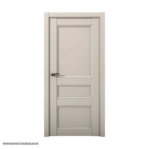 درب چوبی اتاق خواب لوکس سه قاب کف تراش کد 30157