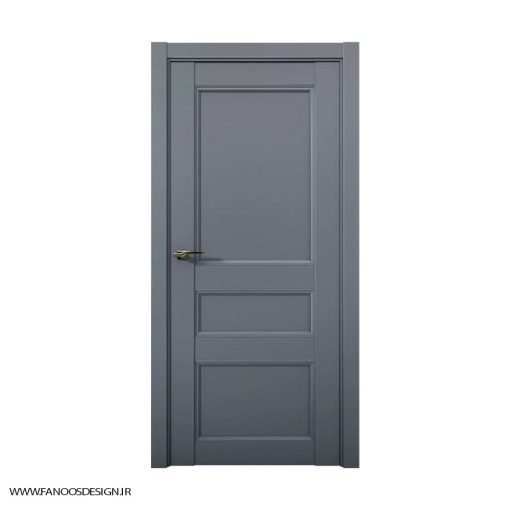 درب چوبی اتاق خواب لوکس سه قاب کف تراش کد 30157