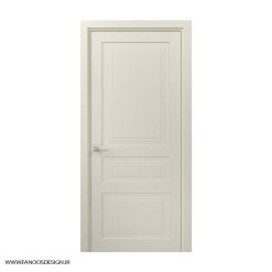 درب اتاق خواب نئوکلاسیک MDF با رنگ پوششی سه قاب کد 30995