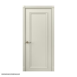 درب اتاق خواب جدید با رنگ پوششی تک قاب برجسته کد 31020