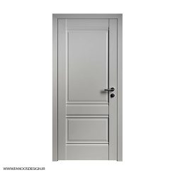 درب اتاق چوبی دو قاب کلاسیک کد 31015