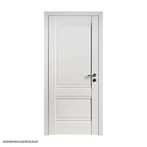درب اتاق چوبی دو قاب کلاسیک کد 31015