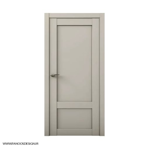 درب اتاق خواب دو قاب کف تراش نئو کلاسیک کد 31012 - Image 2