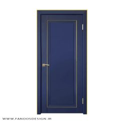 درب اتاق خواب تمام چوب تک قاب کد 31010