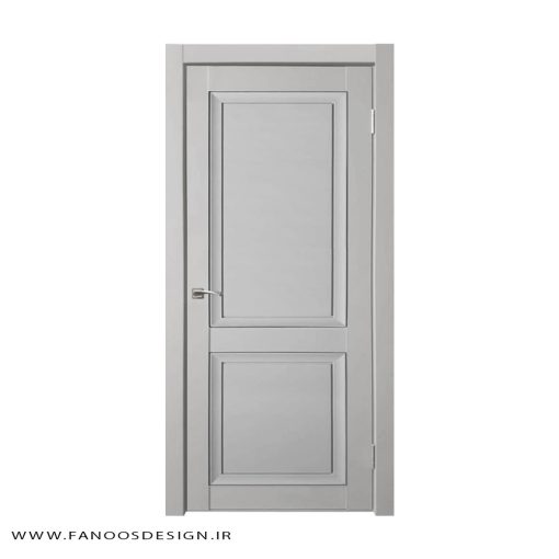 درب اتاق خواب تمام چوب دو قاب کد 31009