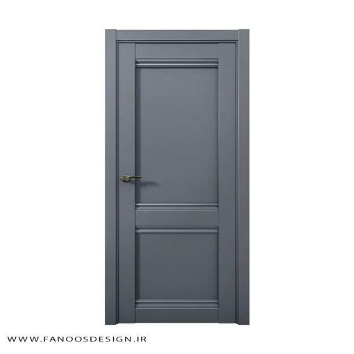 درب اتاق خواب چوبی دو قاب کد 31008