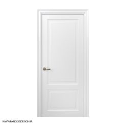 درب اتاق خواب مدرن MDF با رنگ پوششی دو قاب کد 30998