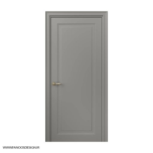درب اتاق خواب مدرن MDF با رنگ پوششی تک قاب کد 30997
