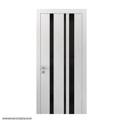 درب اتاق اداری روکش طبیعی با رنگ پلی اورتان کد 30969