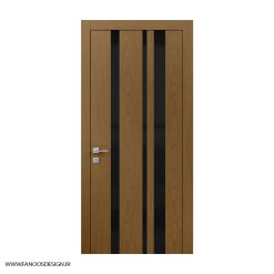 درب اتاق اداری روکش طبیعی با رنگ پلی اورتان کد 30969