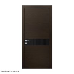 درب اتاق اداری روکش چوب با رنگ پلی اورتان کد 30968