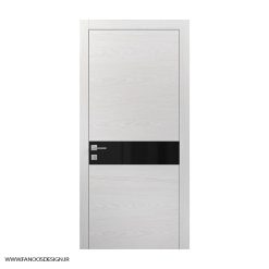 درب اتاق اداری روکش چوب با رنگ پلی اورتان کد 30968