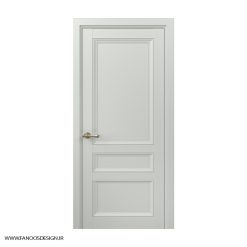 درب اتاق کلاسیک سه قاب کف تراش با رنگ پلی اورتان کد 30963