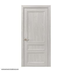 درب اتاق کلاسیک سه قاب کف تراش با رنگ پلی اورتان کد 30963