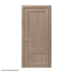 درب اتاق خواب کلاسیک دو قاب کف تراش با رنگ پلی اورتان کد 30961