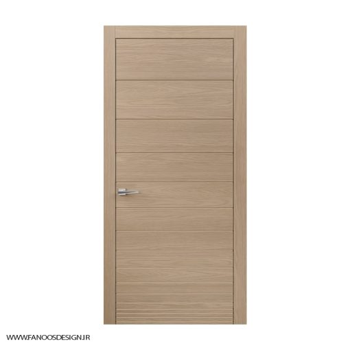 درب اتاق خواب سفید روکش چوب با رنگ پلی اورتان کد 30988