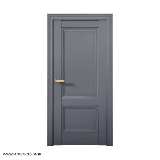 درب تمام چوب با رنگ پوششی کف تراش کد 30952