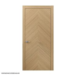 درب اتاق روکش بلوط کانادایی با رنگ پلی اورتان کد 30980
