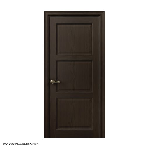 درب اتاق خواب روکش چوب با رنگ پلی اورتان کد 30972