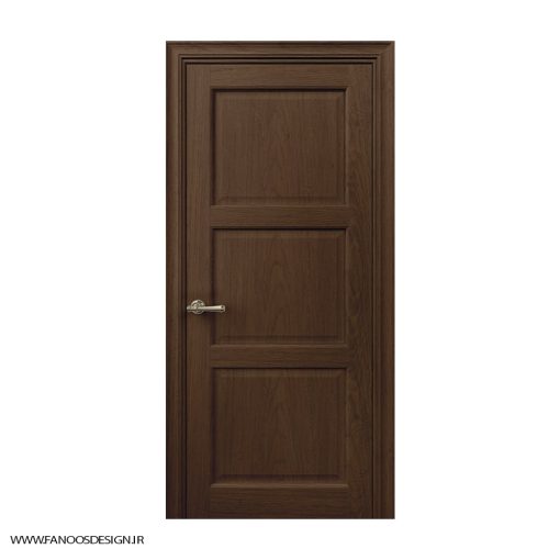 درب اتاق خواب روکش چوب با رنگ پلی اورتان کد 30972