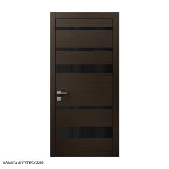 درب اتاق اداری روکش جنگلی با رنگ پلی اورتان کد 30971