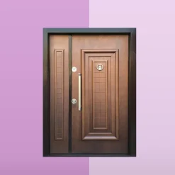 درب ضد سرقت یک و نیم لنگه