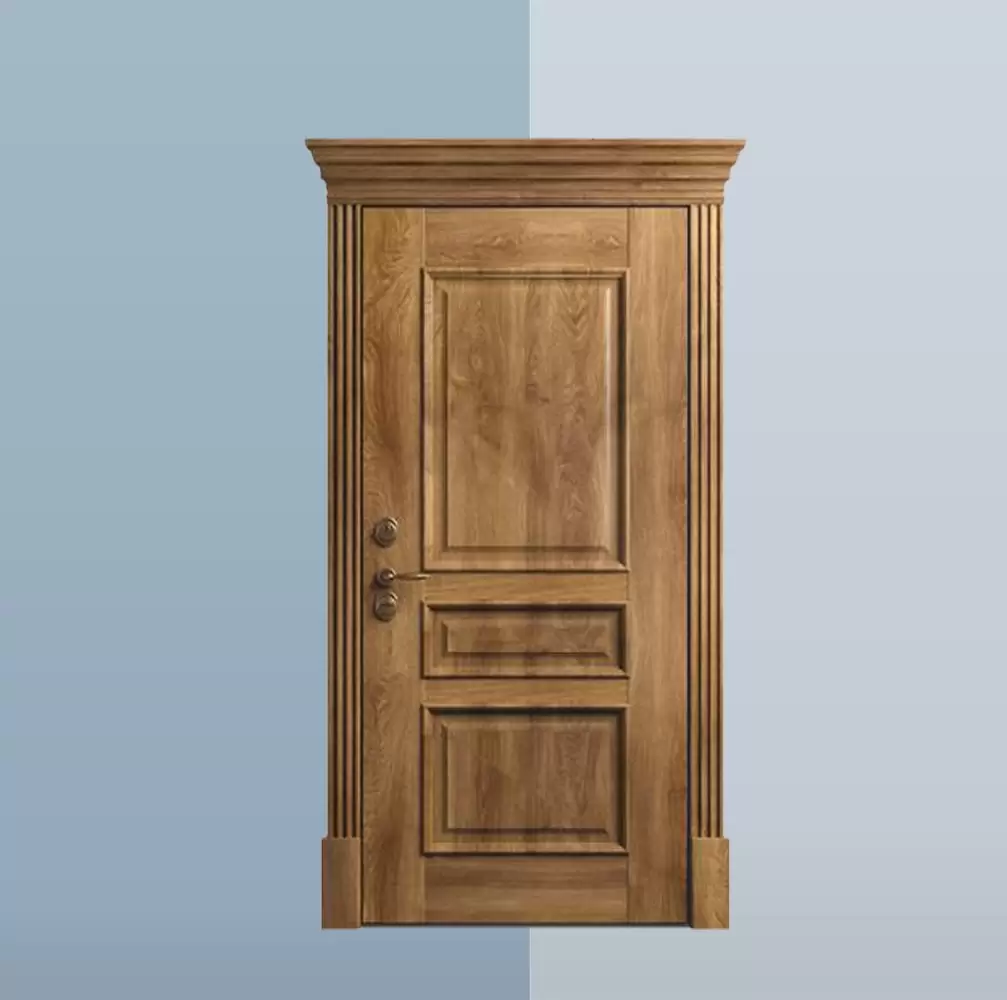 معرفی درب خانه چوبی 9 درب تمام چوب کلاسیک