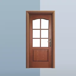 درب HDF شیشه خور