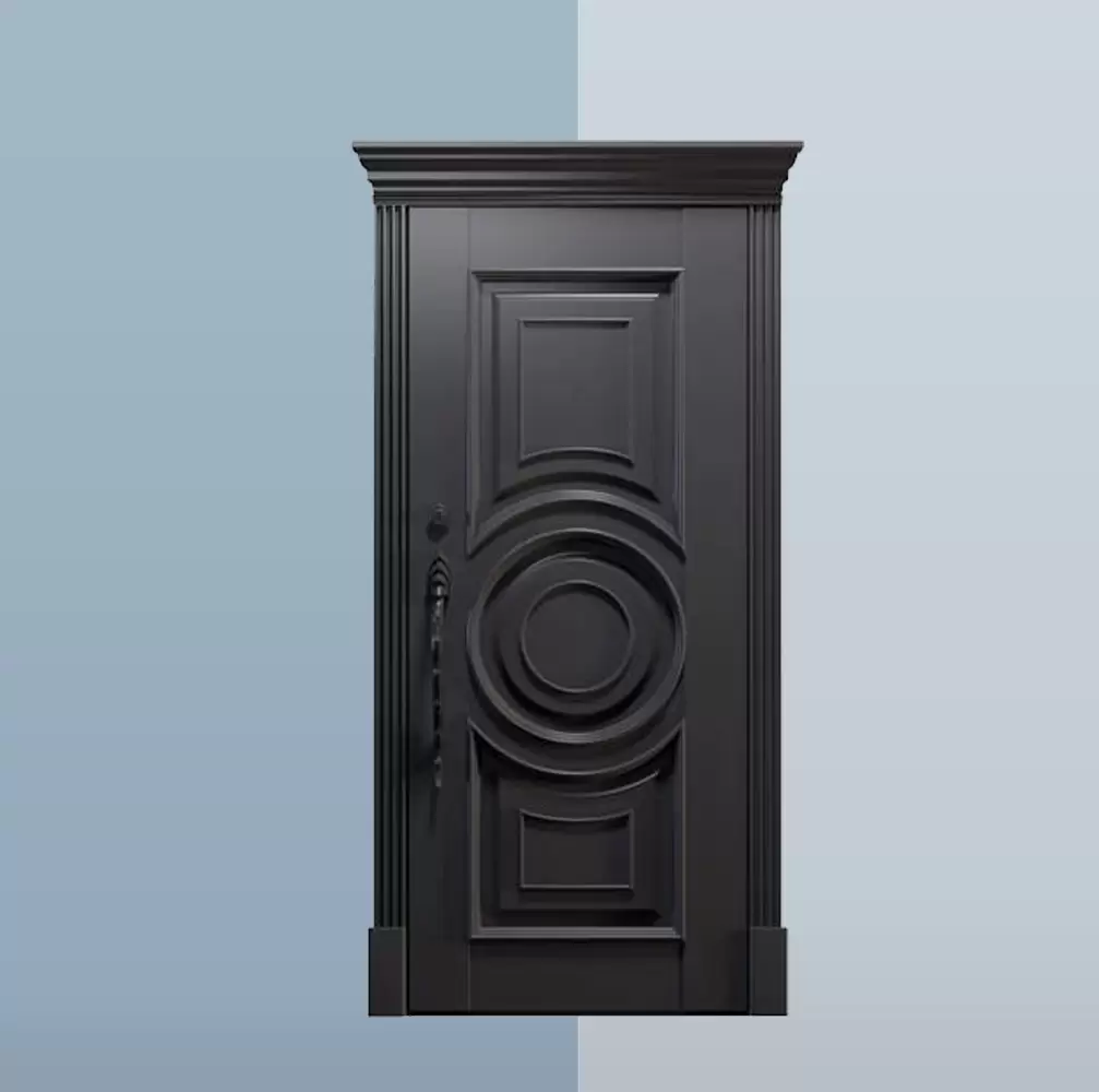 معرفی درب خانه چوبی 2 درب تمام چوب اتاق