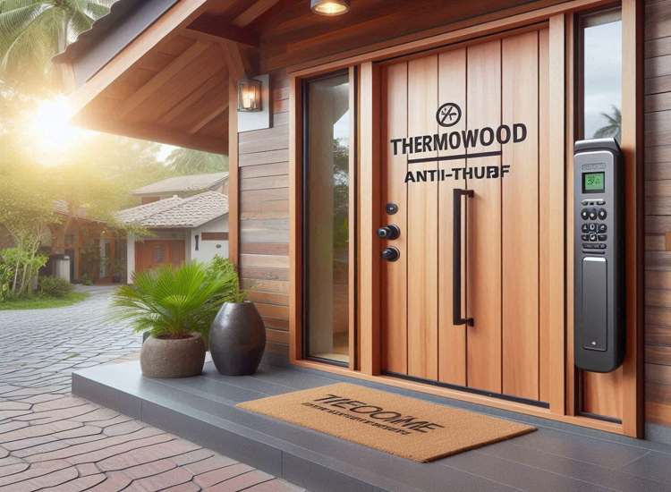 درب ضد سرقت ترمووود، انتخابی لوکس برای ورودی ساختمان 1 درب ضد سرقت ترمووود، انتخابی لوکس برای ورودی ساختمان