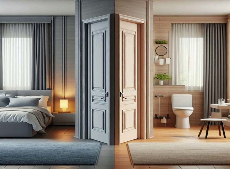 قیمت درب ضد آب در سال ۱۴۰۴؛ عوامل تأثیرگذار و رنج قیمتها 1 تفاوت دربهای PVC با دربهای UPVC